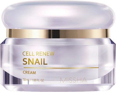 Крем для лица Missha Super Aqua Cell Renew Snail Cream регенерирующий (47г) -