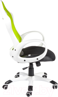 Кресло геймерское Norden Tesla White Green / CX0398H01 (зеленый/черный)