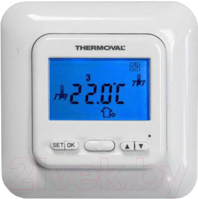 Терморегулятор для теплого пола Thermoval TVT 04