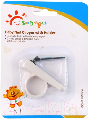 Щипчики для ногтей детские Sun Delight 34021