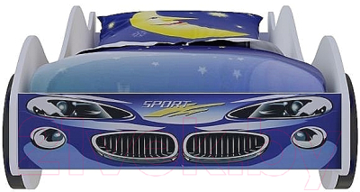 Стилизованная кровать детская Vivat Пилот (синий)