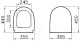 Миниатюра изображения товара Сиденье для унитаза VitrA Sento / 120-003-009