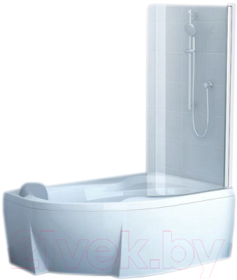Стеклянная шторка для ванны Ravak CVSK1 Rosa 160/170 R (7QRS0100Y1)