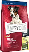 Сухой корм для собак Happy Dog Supreme Mini Africa Grain Free Adult Strauss & Kartoffel (4кг) - 