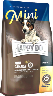 Сухой корм для собак Happy Dog Supreme Mini Canada Grain Free Salmon, Rabbit, Lamb & Potatoes (1кг)