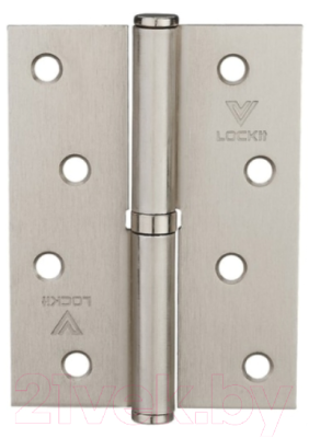 Петля дверная Lockit MS4030-1BB L SN 100x75x2.5 (левая)