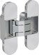 Петля дверная AGB Eclipse 2.0 Е30200.03.34 (матовый хром) - 