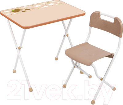 Комплект мебели с детским столом Ника КА2 Алина (бежевый)