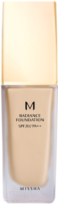 Тональный крем Missha M Radiance Radiance Foundation SPF20 PA++ No.21 Light Beige (35мл)