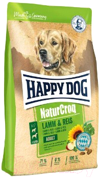 Сухой корм для собак Happy Dog NaturCroq Adult Lamb & Rice (15кг)