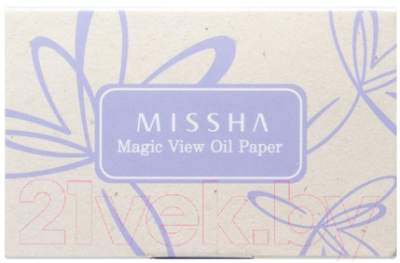 Матирующие салфетки для лица Missha Magic View Oil (100шт)