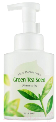 Пенка для умывания Missha Micro Bubble Foam Green Tea Seed (250мл)