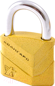 Замок навесной Аллюр Авангард ВС2Д-50 диско (желтый)