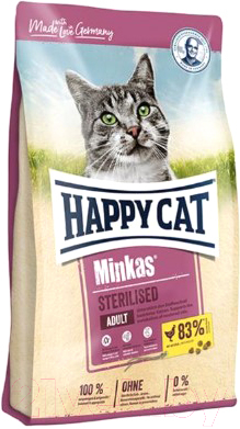 Сухой корм для кошек Happy Cat Minkas Sterilised (1.5кг)
