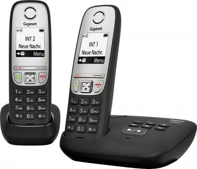 Беспроводной телефон Gigaset A415A Duo (Black) - общий вид
