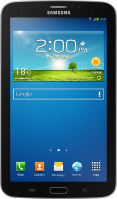 Планшет Samsung Galaxy Tab 3 7.0 8GB 3G Black SM-T211 (SM-T2110MKASER) - фронтальный вид