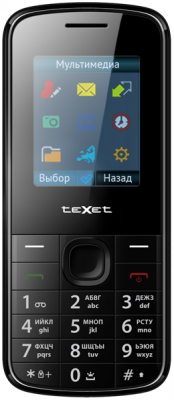 Мобильный телефон Texet TM-102 - общий вид