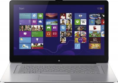 Ноутбук Sony Vaio SVF15N1M2RS - фронтальный вид