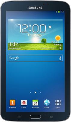 Планшет Samsung Galaxy Tab 3 7.0 8GB Black (SM-T210) - фронтальный вид