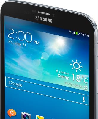 Планшет Samsung Galaxy Tab 3 8.0 16GB 3G Black (SM-T311) - динамик и фронтальная камера