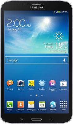 Планшет Samsung Galaxy Tab 3 8.0 16GB 3G Black (SM-T311) - фронтальный вид