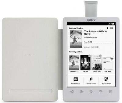 Обложка с подсветкой для электронной книги Sony PRSA-CL30 (белый) - с электронной книгой