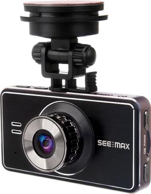Автомобильный видеорегистратор SeeMax DVR RG520 (Black) - общий в вид с креплением