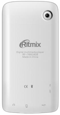 MP3-плеер Ritmix RF-7650 (8Gb, белый) - задняя панель
