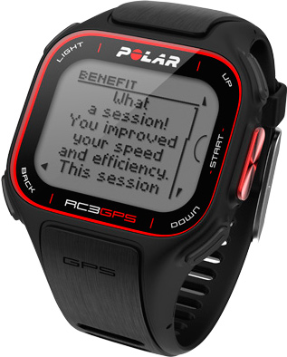 Пульсометр Polar RС3 GPS (Black) - общий вид