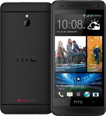 Смартфон HTC One mini (черный) - задняя и передняя панели