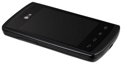 Смартфон LG E420 Optimus L1 II Dual (Black) - вид сбоку
