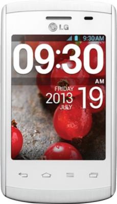 Смартфон LG E420 Optimus L1 II Dual (White) - общий вид