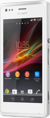 Смартфон Sony Xperia M Dual (C2005) (White) - общий вид