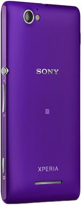 Смартфон Sony Xperia M Dual C2005 (фиолетовый) - задняя панель