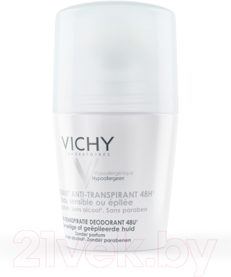 Антиперспирант шариковый Vichy Deodorants для чувствительной кожи 48ч (50мл)