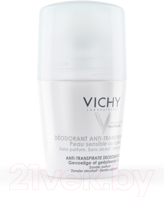 Антиперспирант шариковый Vichy Deodorants для чувствительной кожи 48ч (50мл)