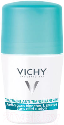 Антиперспирант шариковый Vichy Deodorants против белых и желтых пятен 48ч (50мл)