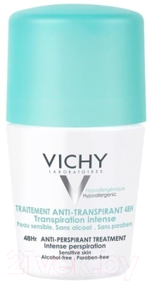 Антиперспирант шариковый Vichy Deodorants против избыточного потоотделения 48ч (50мл)