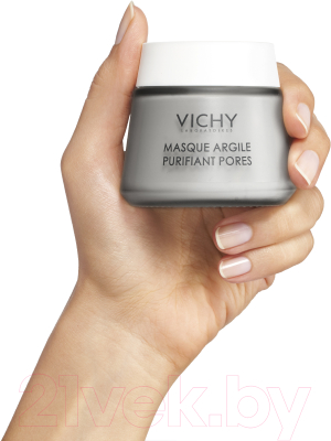 Маска для лица кремовая Vichy Purete Thermale с глиной очищающая поры (75мл)