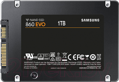 SSD диск Samsung 860 Evo 1TB (MZ-76E1T0BW)