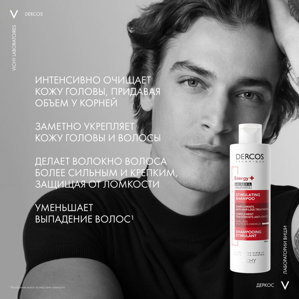 Шампунь для волос Vichy Dercos против выпадения волос тонизирующий (200мл)