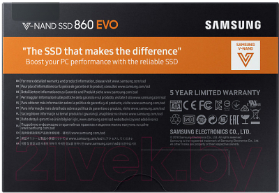 SSD диск Samsung 860 Evo 500GB (MZ-76E500BW)