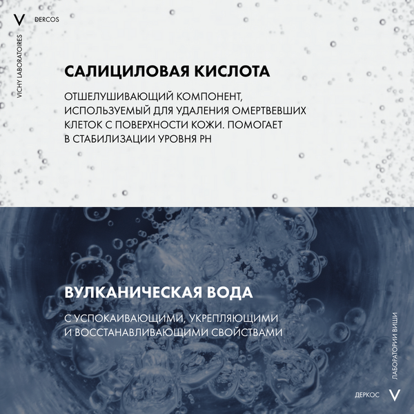 Шампунь для волос Vichy Dercos против перхоти для чувствительной кожи (200мл)