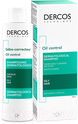 Шампунь для волос Vichy Dercos для жирных волос (200мл)