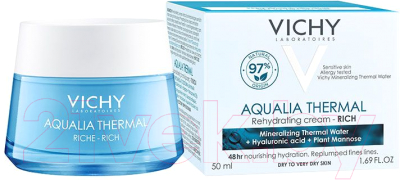 Крем для лица Vichy Aqualia Thermal насыщенный, динамичное увлажнение (50мл)