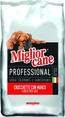 Сухой корм для собак Miglior Cane Professional Kibbles Beef (5кг)