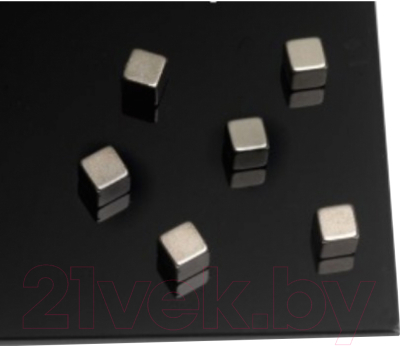 Набор магнитов 2x3 AM151 (6шт, серебристый)