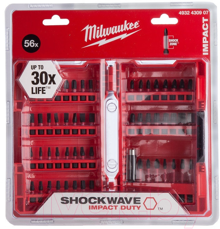 Набор бит Milwaukee Shockwave 4932430907