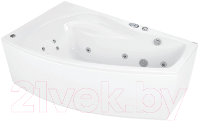 Ванна акриловая Poolspa Nicole 150x80 L Smart 2 / PHAOC10ST2C0000