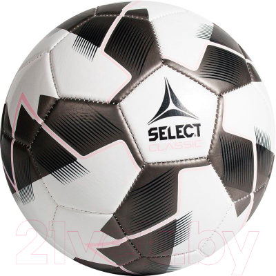 Футбольный мяч Select Classic (размер 5, белый/черный)